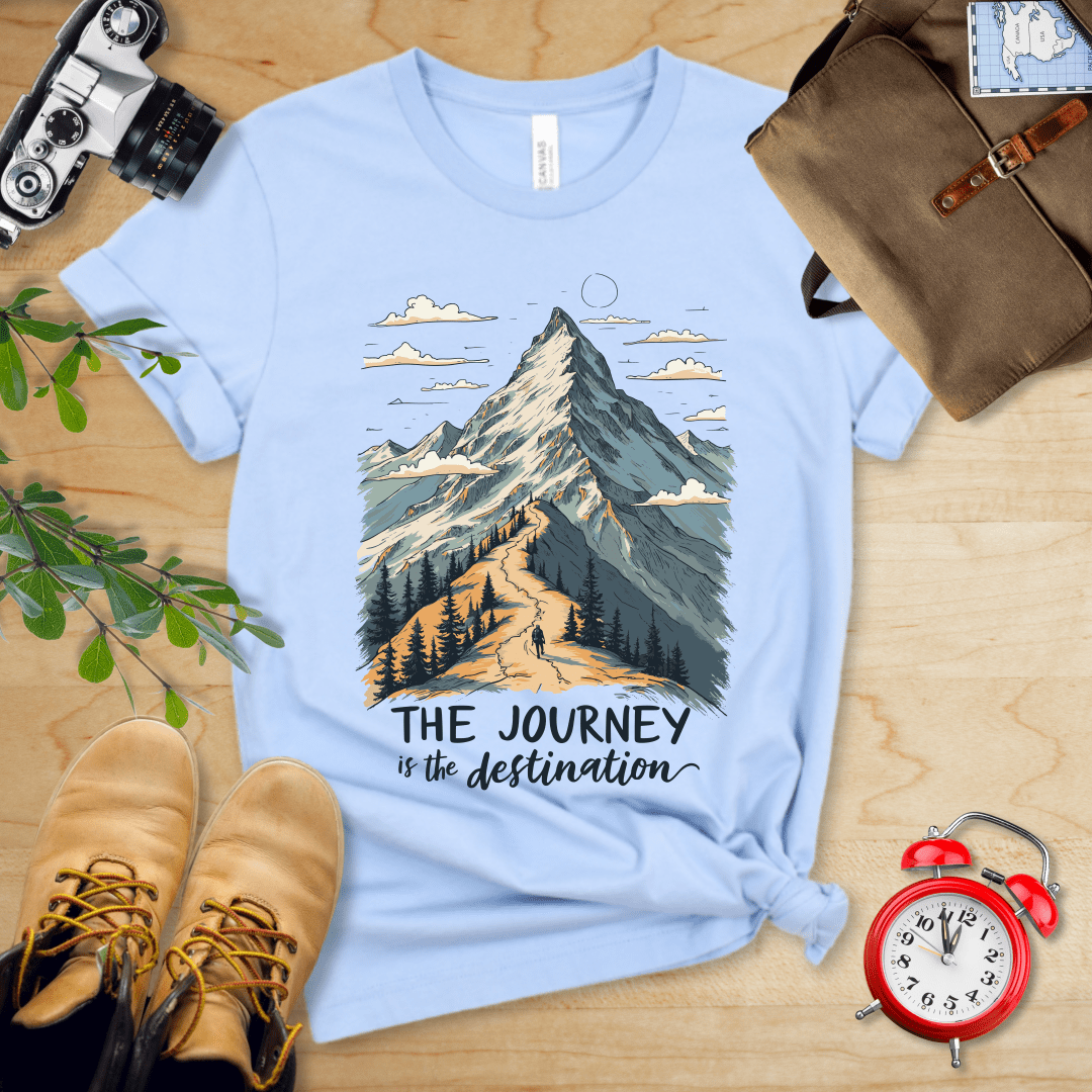 Printify T-Shirt Baby Blue / S The Journey Shirt