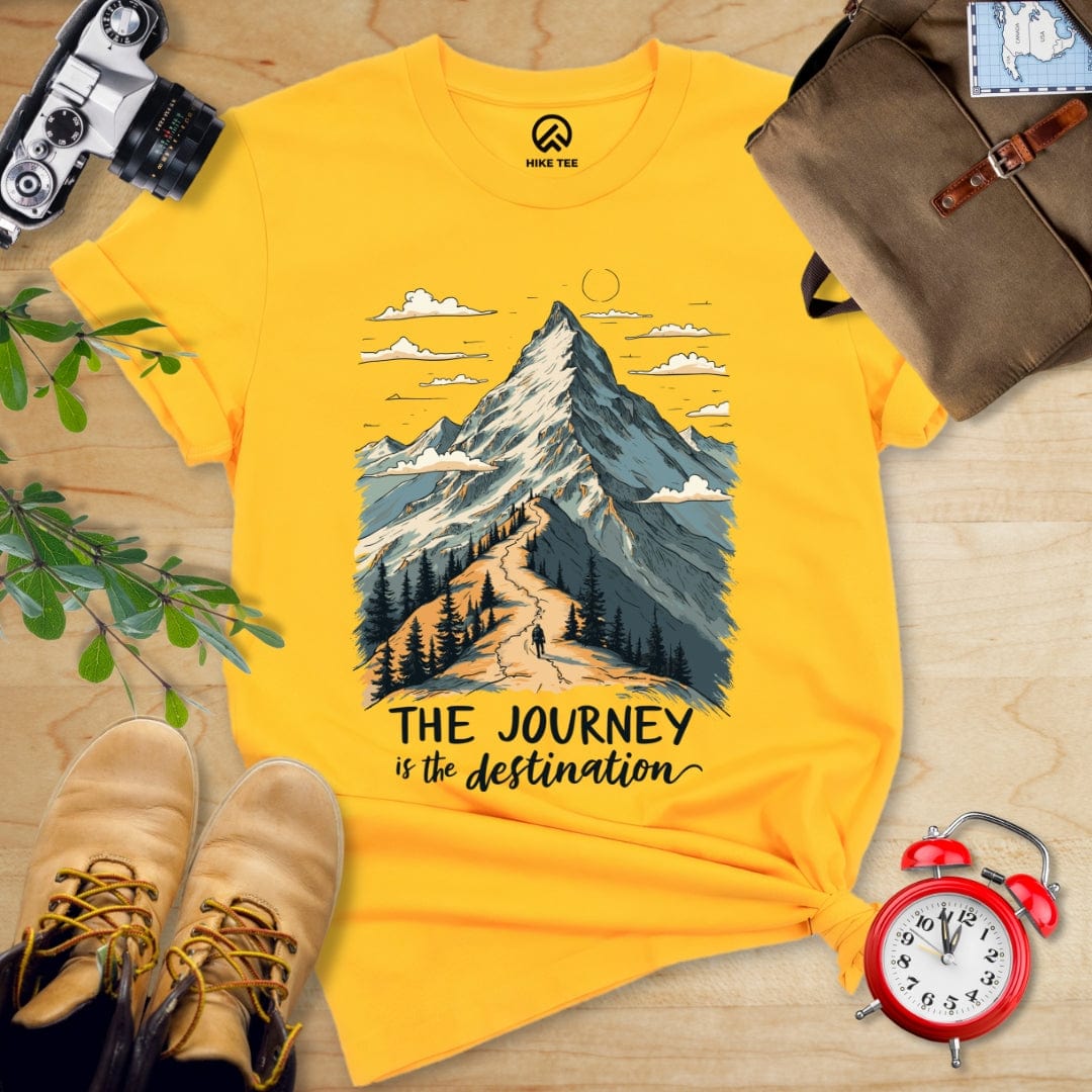 Hike Tee T-Shirt Gold / S The Journey Shirt