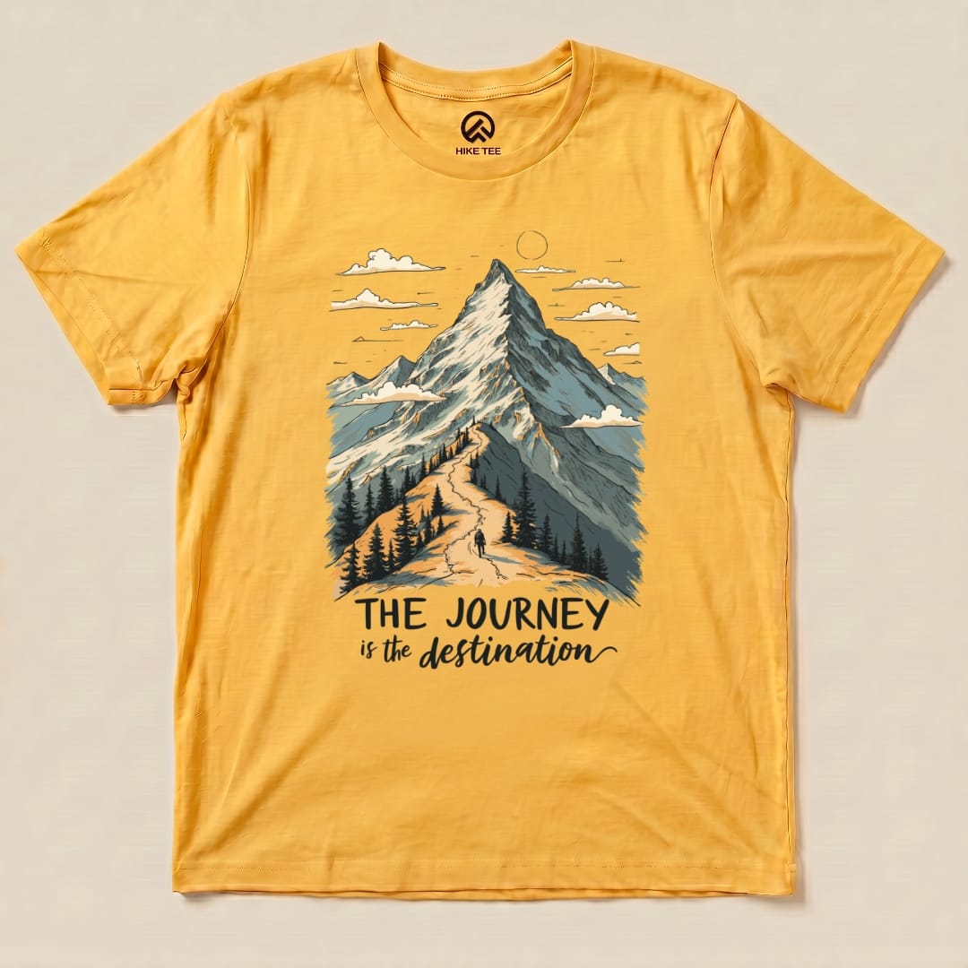 Hike Tee T-Shirt Gold / S The Journey Shirt