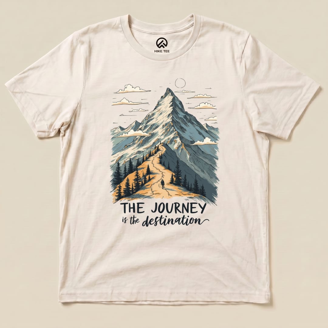 Hike Tee T-Shirt Natural / S The Journey Shirt