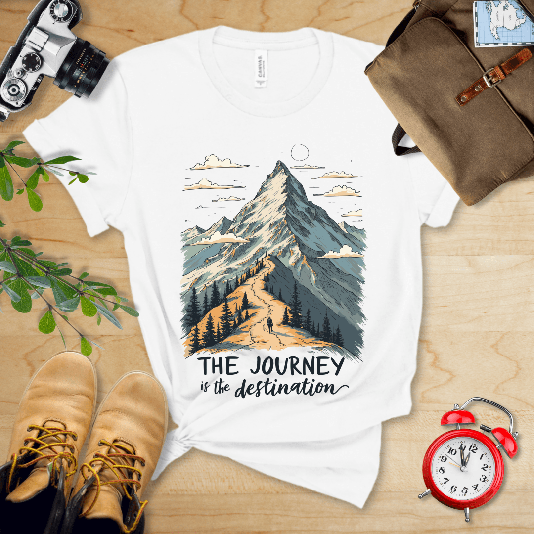 Printify T-Shirt White / S The Journey Shirt