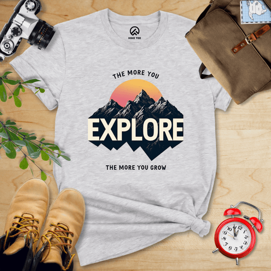 Hike Tee T-Shirt Athletic Heather / S The More You Explore Shirt