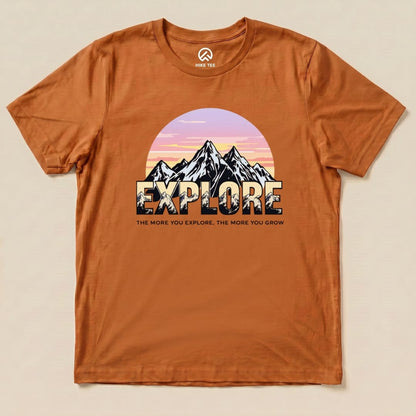 The More You Explore The More You Grow Shirt Hike Tee T-Shirt Autumn / S