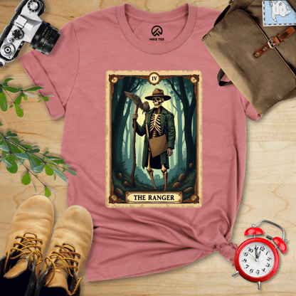 Hike Tee T-Shirt Heather Mauve / S The Ranger Card Shirt
