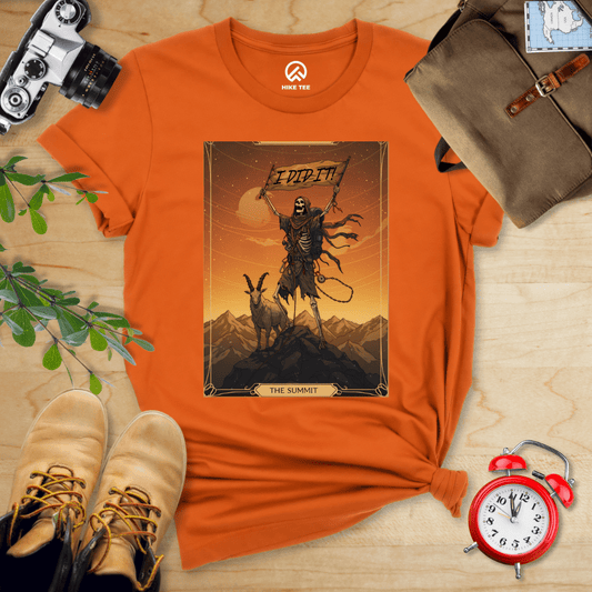 Hike Tee T-Shirt Autumn / S The Summit Tarrot Card Shirt