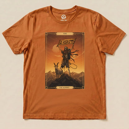 Hike Tee T-Shirt Autumn / S The Summit Tarrot Card Shirt