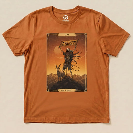 Hike Tee T-Shirt Autumn / S The Summit Tarrot Card Shirt
