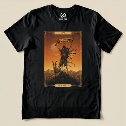 Hike Tee T-Shirt Black / S The Summit Tarrot Card Shirt