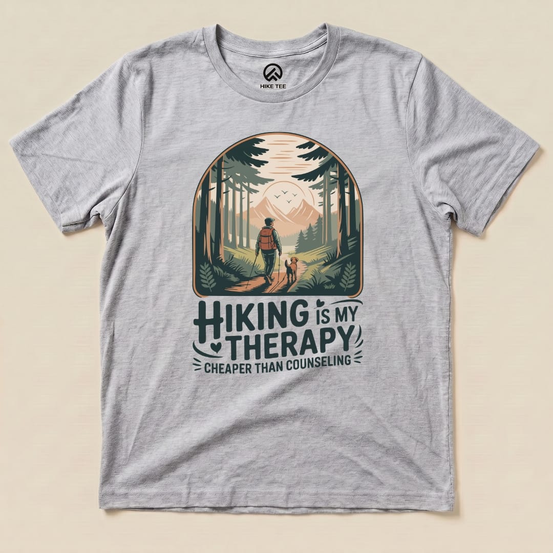 Hike Tee T-Shirt Athletic Heather / S Therapy Hiking Shirt