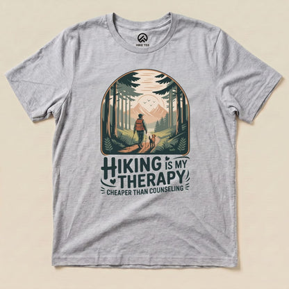 Hike Tee T-Shirt Athletic Heather / S Therapy Hiking Shirt