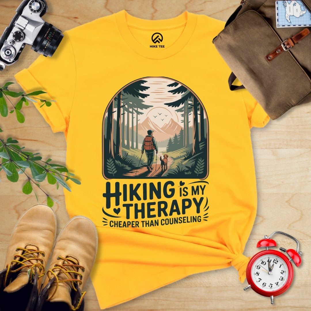 Hike Tee T-Shirt Gold / S Therapy Hiking Shirt