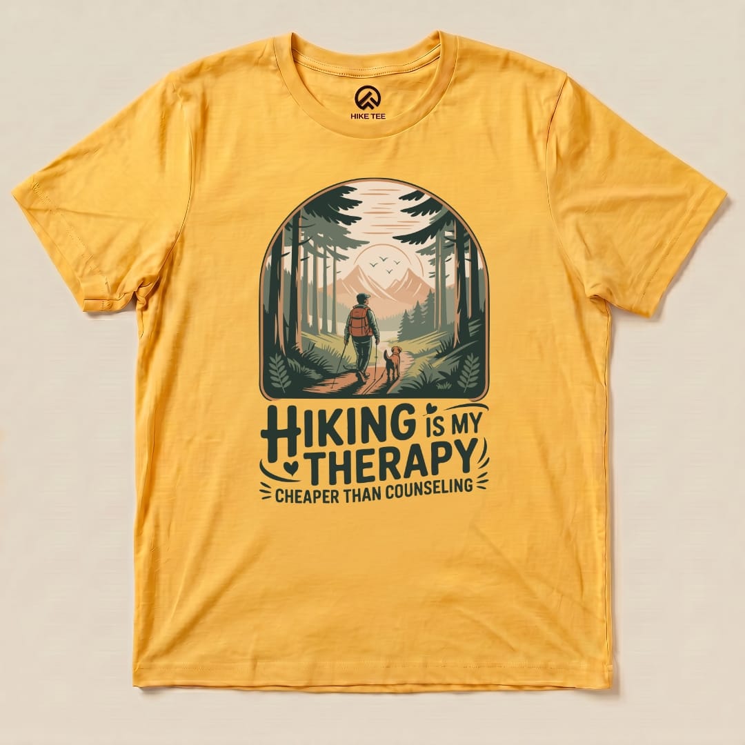 Hike Tee T-Shirt Gold / S Therapy Hiking Shirt