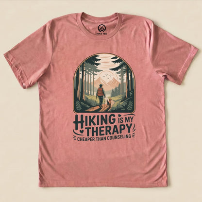 Hike Tee T-Shirt Heather Mauve / S Therapy Hiking Shirt