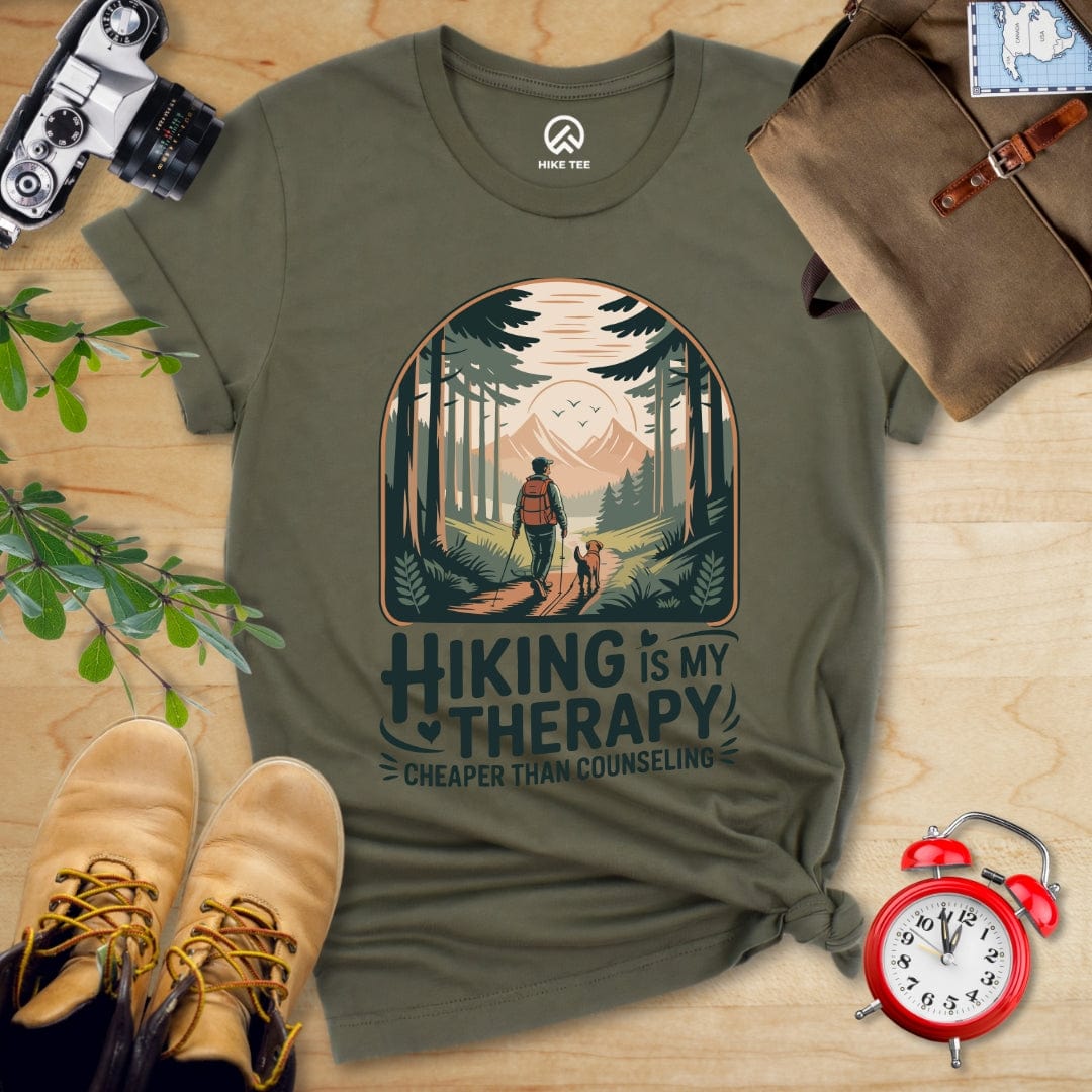 Hike Tee T-Shirt Military Green / S Therapy Hiking Shirt