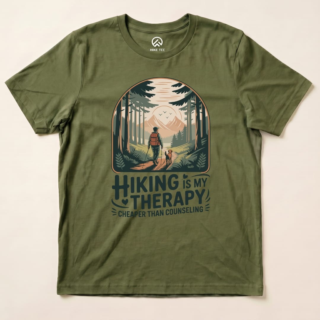Hike Tee T-Shirt Military Green / S Therapy Hiking Shirt