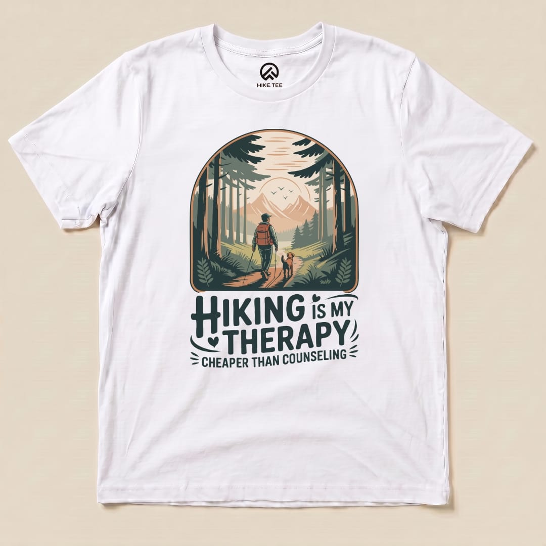 Hike Tee T-Shirt White / S Therapy Hiking Shirt