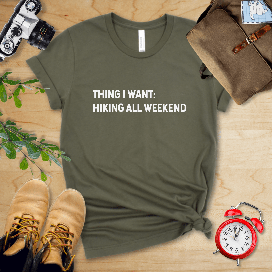 Printify T-Shirt Military Green / S Thing I Want Shirt