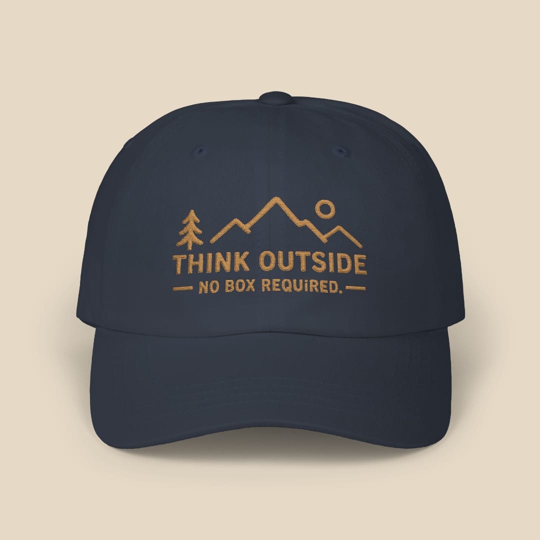 Think Outside Cap Hike Tee Hats Navy