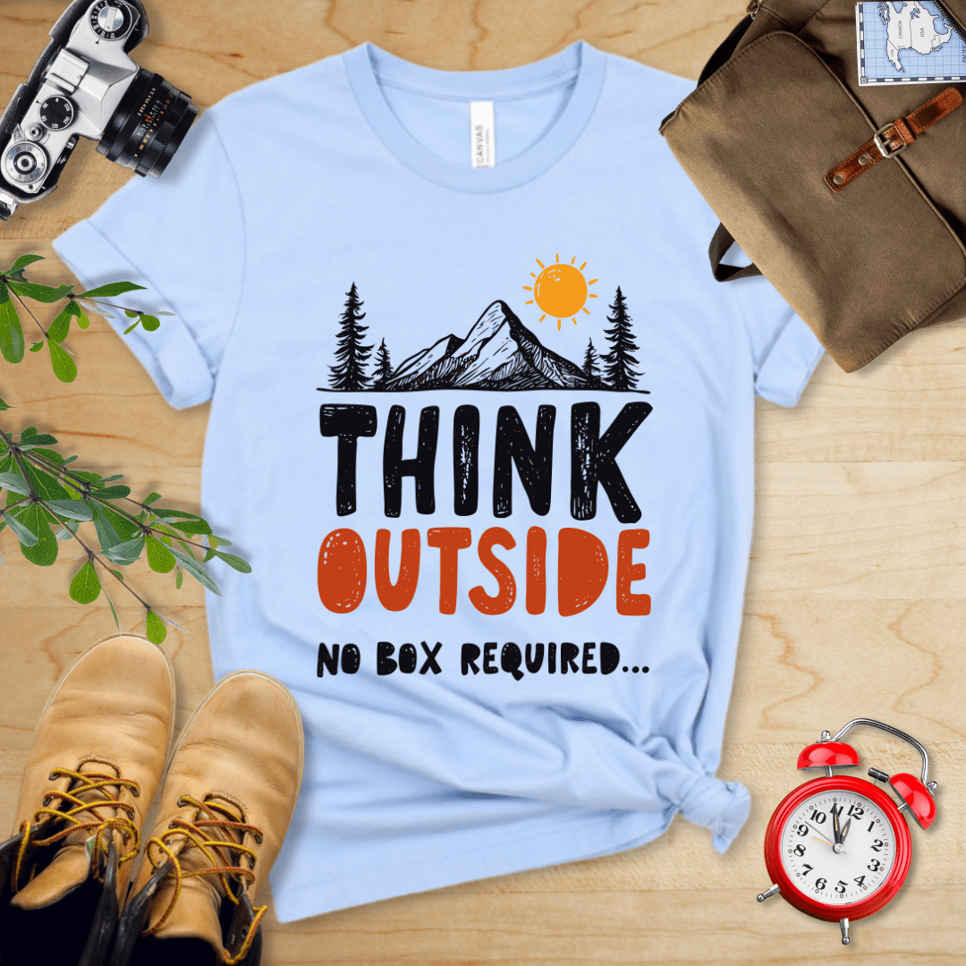 Hike Tee T-Shirt Baby Blue / S Think Outside Shirt