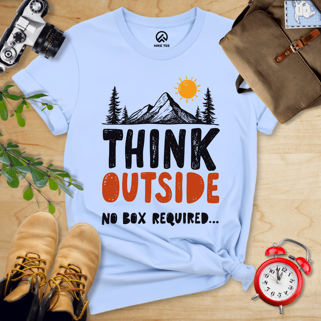 Hike Tee T-Shirt Baby Blue / S Think Outside Shirt