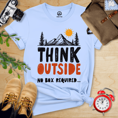Hike Tee T-Shirt Baby Blue / S Think Outside Shirt