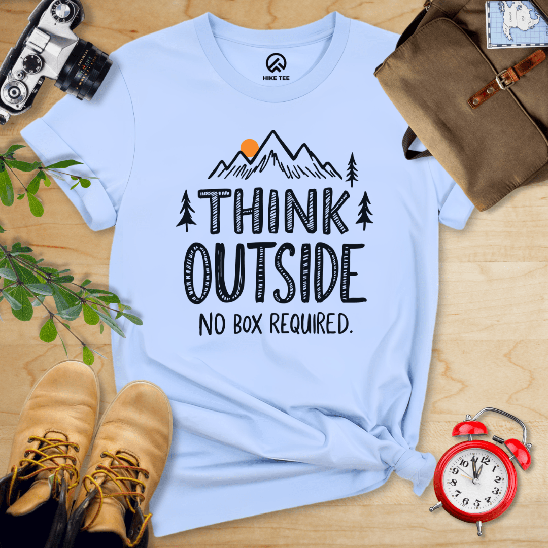 Hike Tee T-Shirt Baby Blue / S Think Outside Shirt