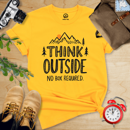 Hike Tee T-Shirt Gold / S Think Outside Shirt