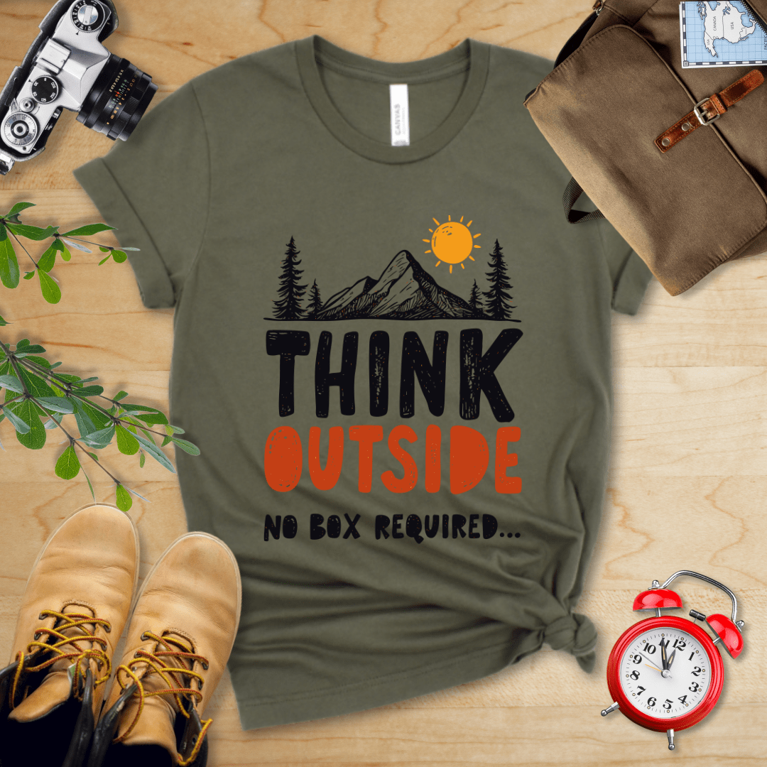 Hike Tee T-Shirt Military Green / S Think Outside Shirt