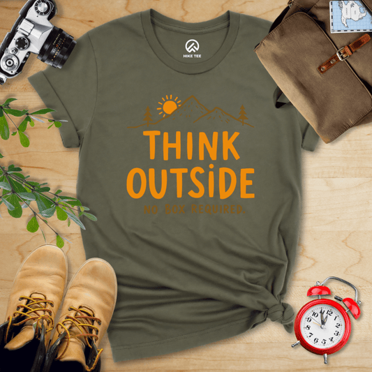 Hike Tee T-Shirt Military Green / S Think Outside Shirt