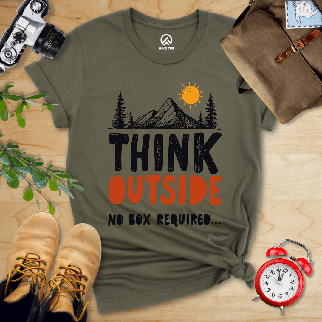 Hike Tee T-Shirt Military Green / S Think Outside Shirt