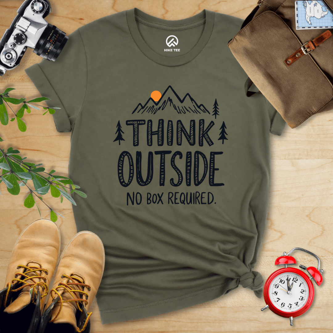 Hike Tee T-Shirt Military Green / S Think Outside Shirt
