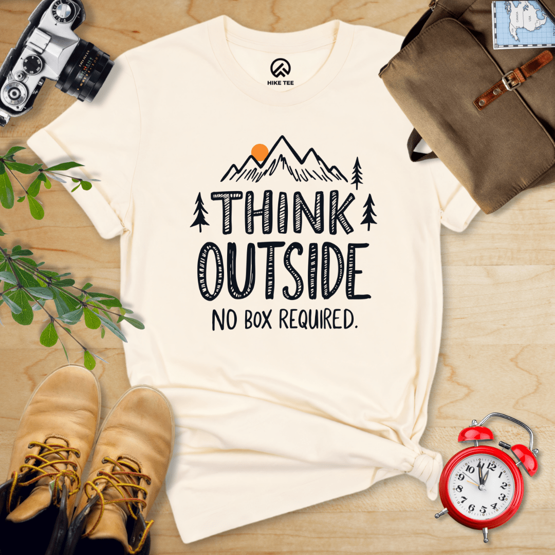 Hike Tee T-Shirt Natural / S Think Outside Shirt