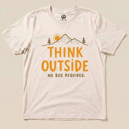 Think Outside Shirt Hike Tee T-Shirt Natural / S