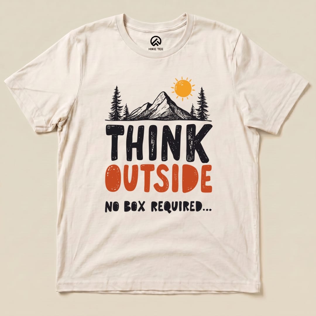 Think Outside Shirt Hike Tee T-Shirt Natural / S
