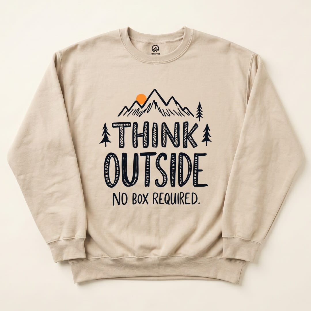 Think Outside Sweatshirt - Sand