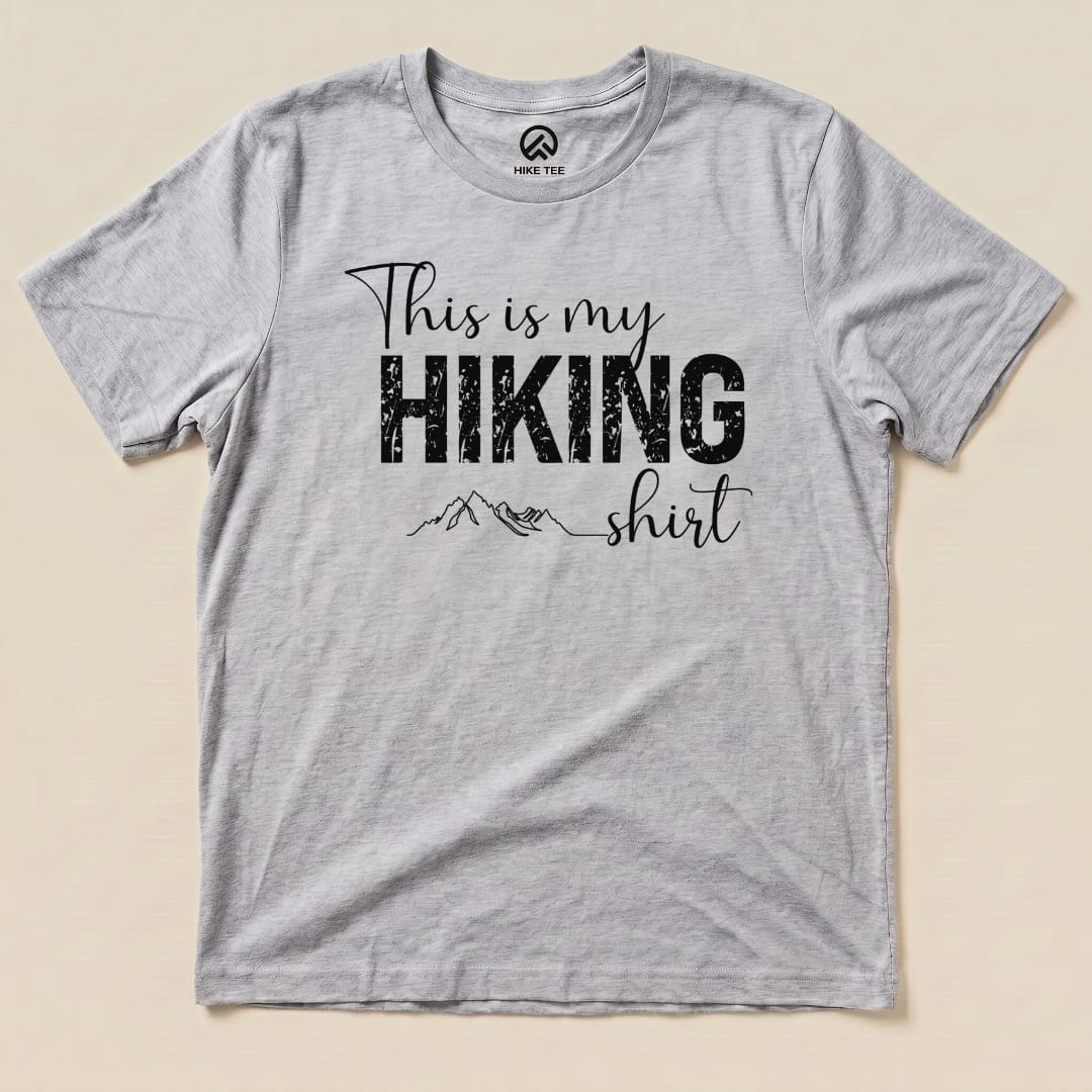 Hike Tee T-Shirt Athletic Heather / S This Is My Hiking Shirt