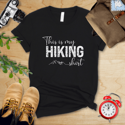 Printify T-Shirt Black / S This Is My Hiking Shirt