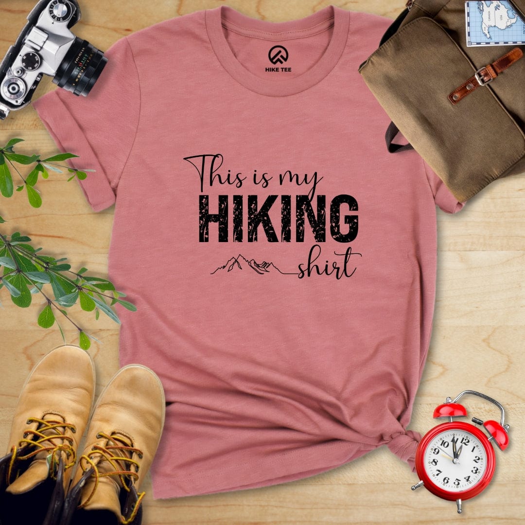 Hike Tee T-Shirt Heather Mauve / S This Is My Hiking Shirt