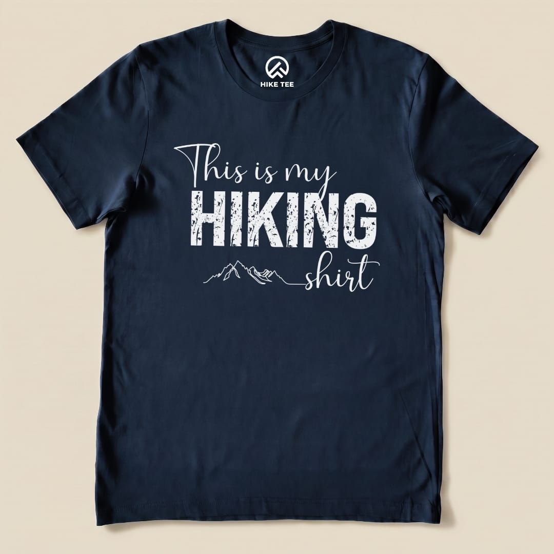 Hike Tee T-Shirt Navy / S This Is My Hiking Shirt
