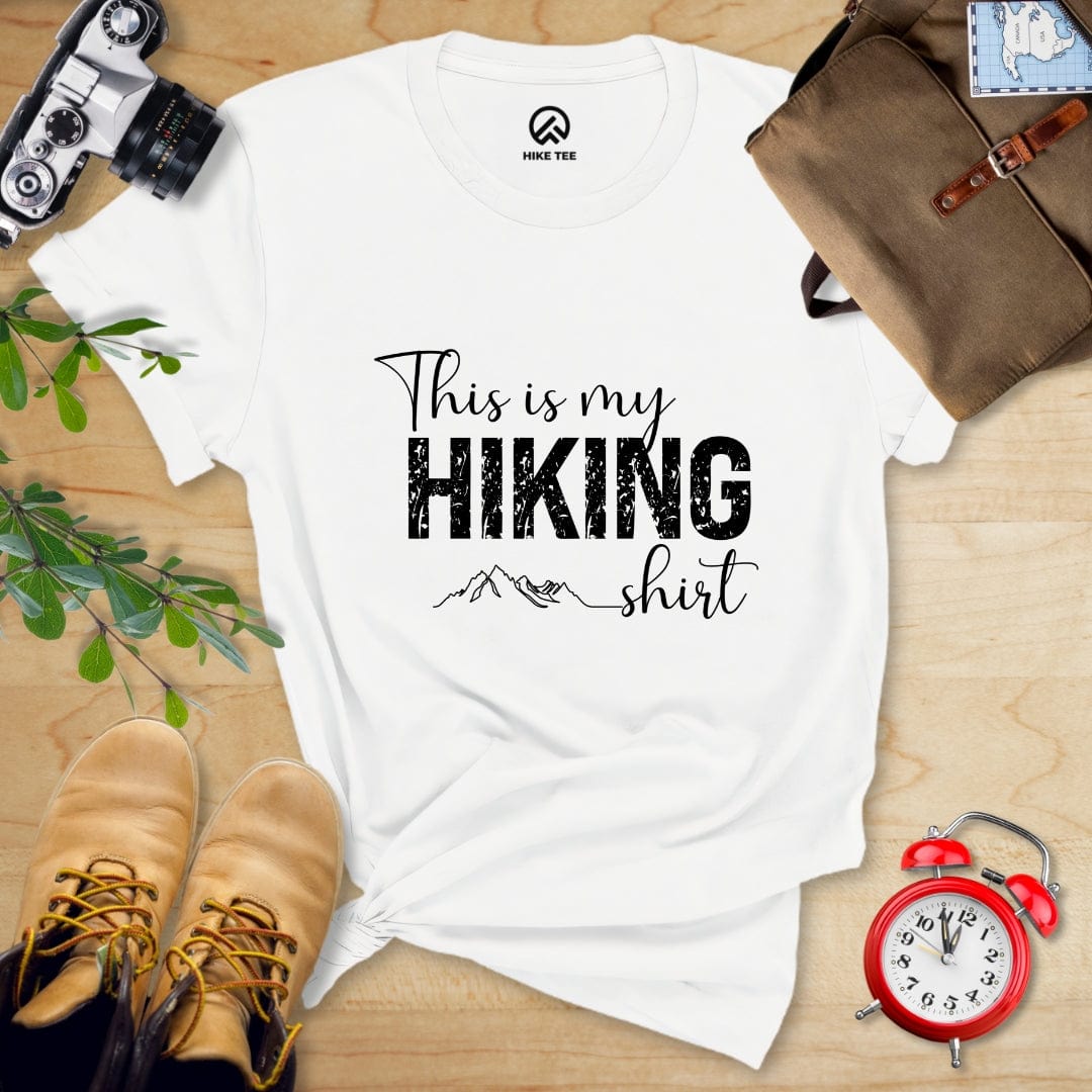 Hike Tee T-Shirt White / S This Is My Hiking Shirt