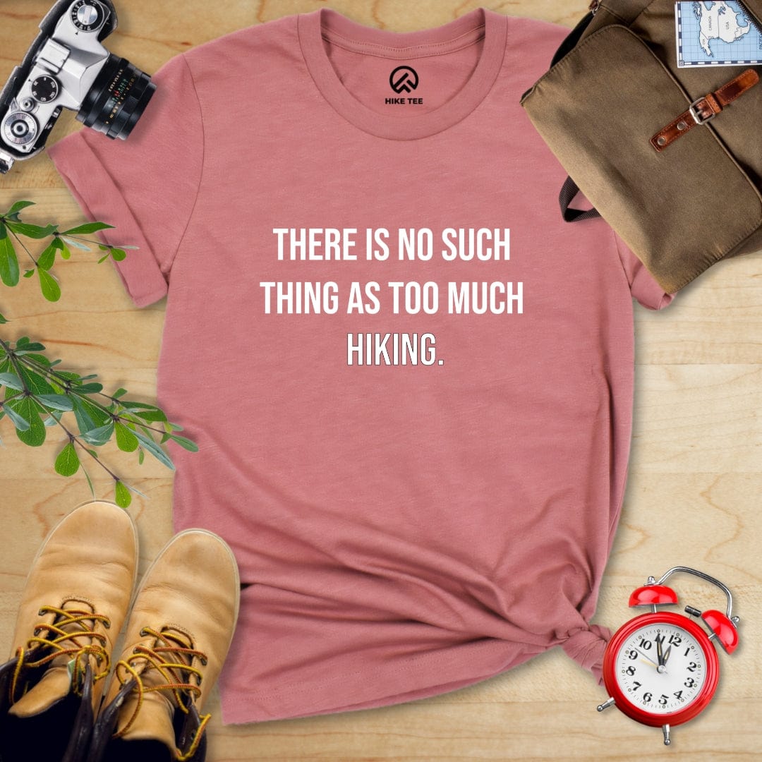 Hike Tee T-Shirt Heather Mauve / S Too Much Hiking Shirt