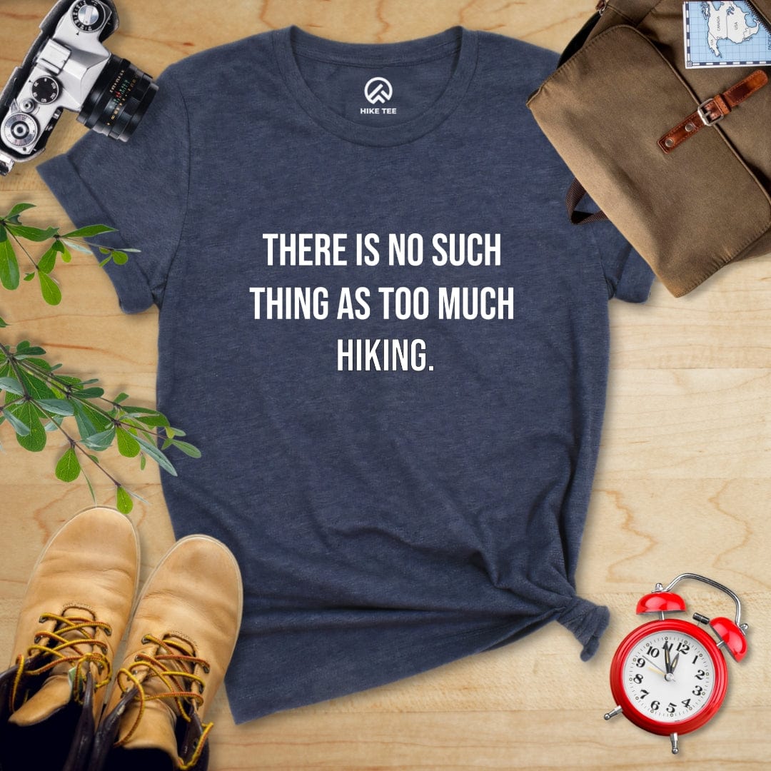 Hike Tee T-Shirt Heather Navy / S Too Much Hiking Shirt