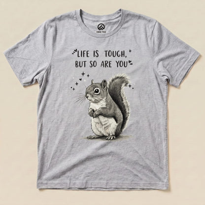 Hike Tee T-Shirt Athletic Heather / S Tough Squirrel Shirt