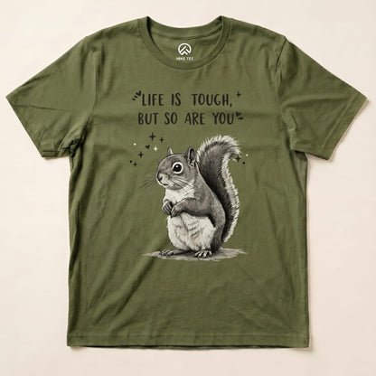Hike Tee T-Shirt Military Green / S Tough Squirrel Shirt