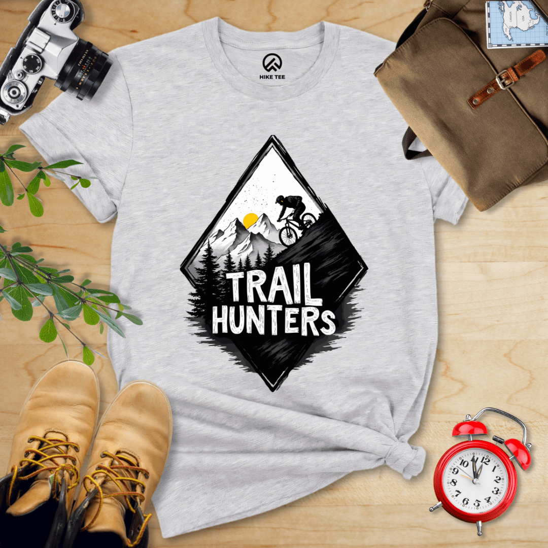 Hike Tee T-Shirt Athletic Heather / S Trail Hunters Shirt