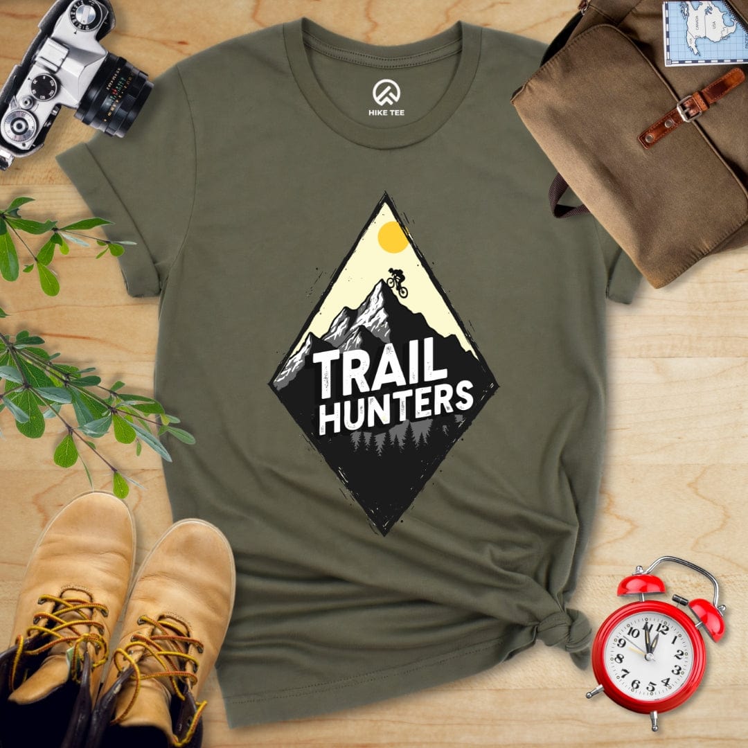 Hike Tee T-Shirt Military Green / S Trail Hunters Shirt