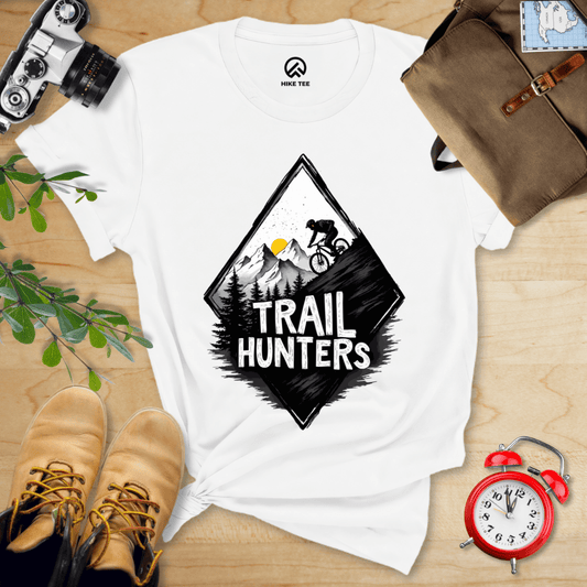 Hike Tee T-Shirt White / S Trail Hunters Shirt