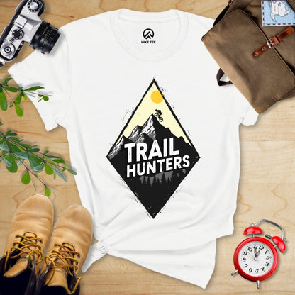 Hike Tee T-Shirt White / S Trail Hunters Shirt