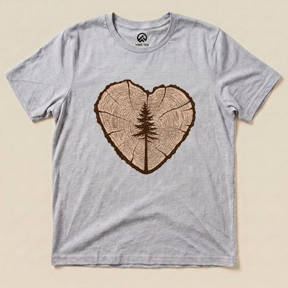 Tree Ring Heart Shirt