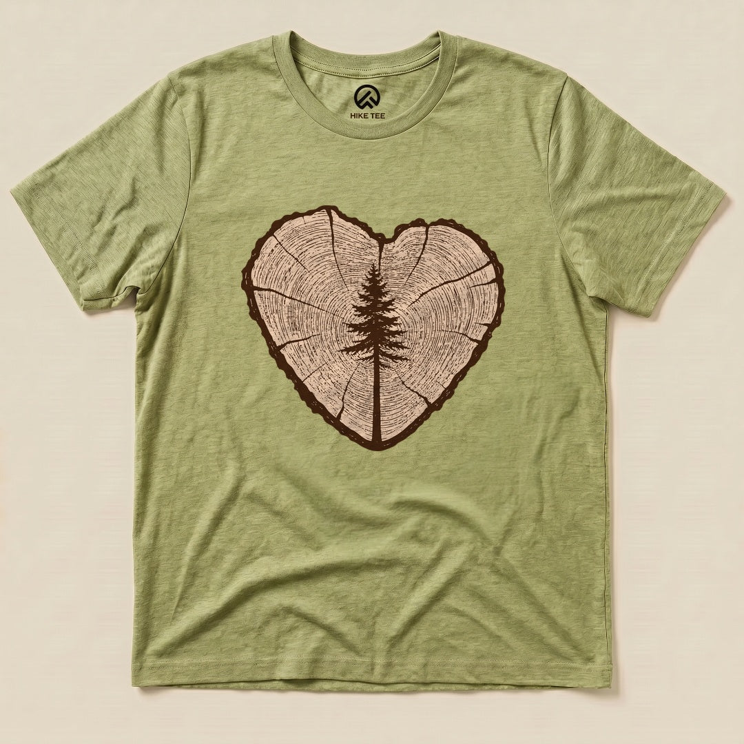 Tree Ring Heart Shirt